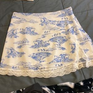 Frankie’s bikinis Boden lace skirt